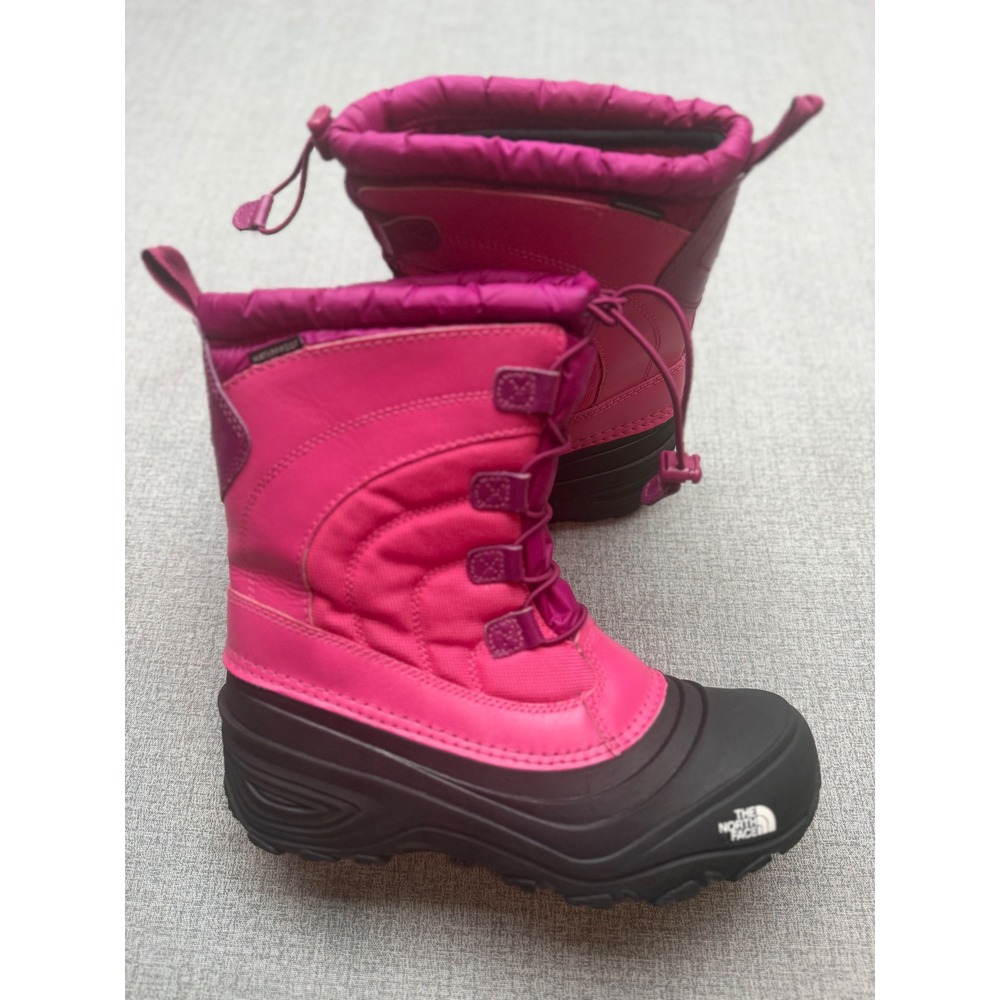 The North Face Pink Waterproof Winter Snow Boots ThermaFelt Liner S 6 UK 5 EU 38